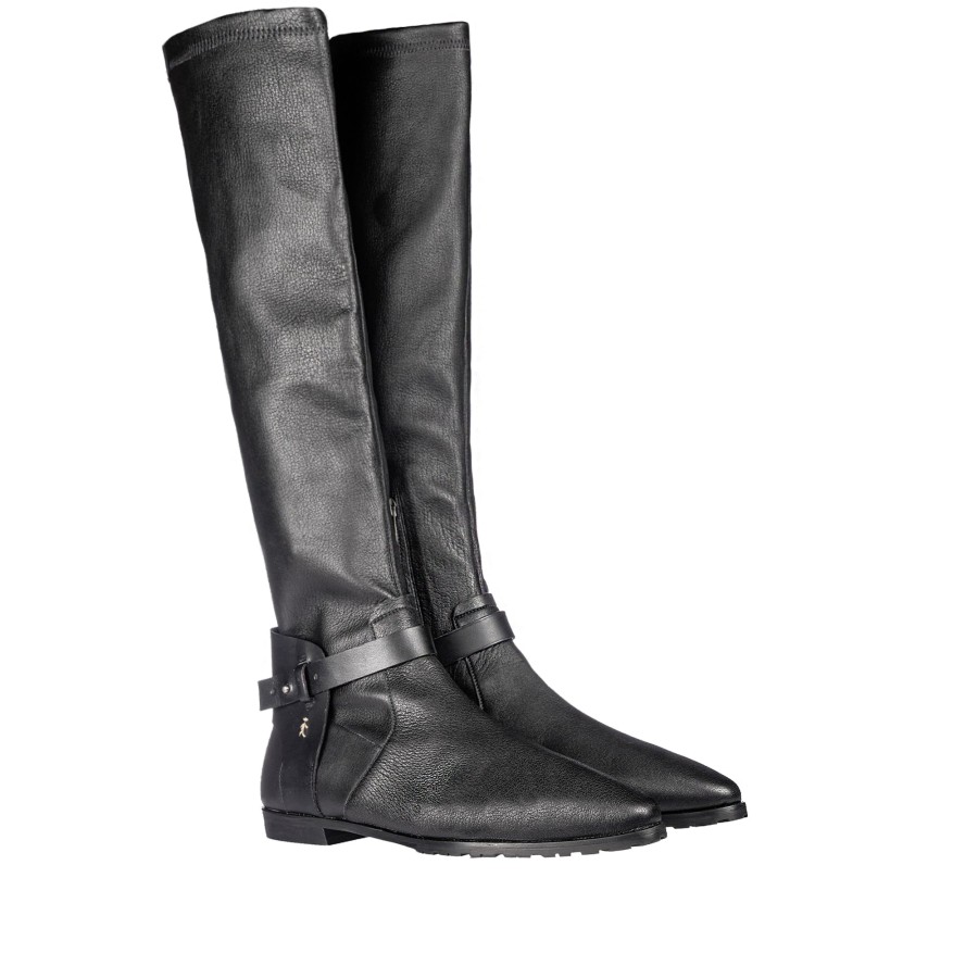 New HENRY BEGUELIN Boot Over-The-Knee Od Iron Stretch