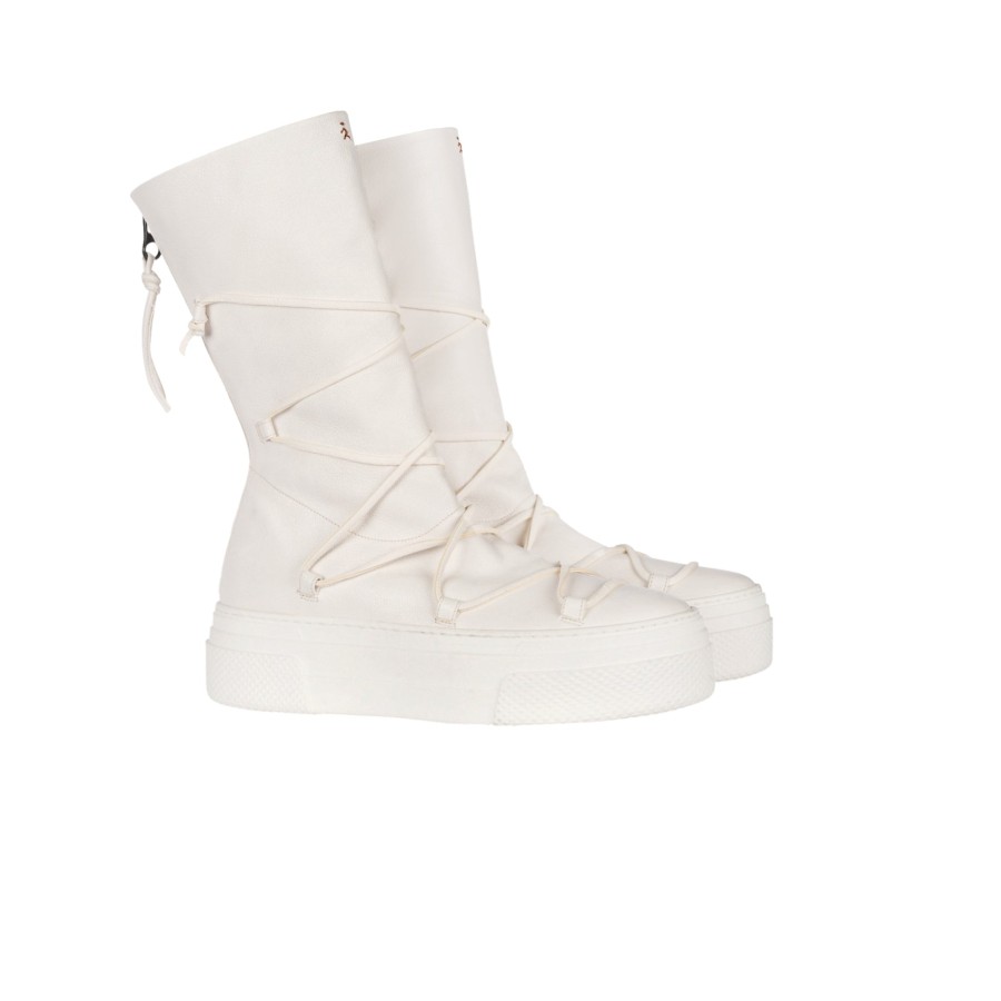 Wholesale HENRY BEGUELIN Laces Boot Old Iron White