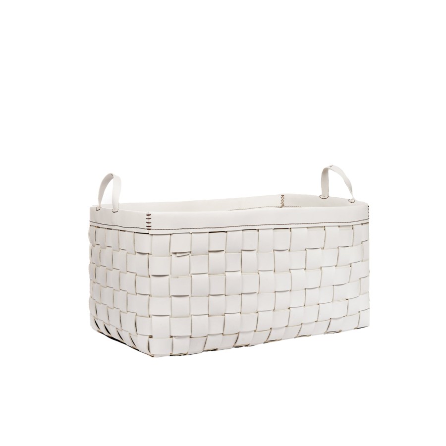 Best HENRY BEGUELIN Large Basket Leather White