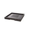 Hot HENRY BEGUELIN Square Wood Tray Printed Crocodile Black