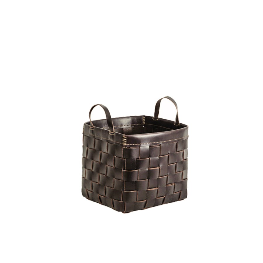 Online HENRY BEGUELIN Cesta Quadrata Square Basket Brown