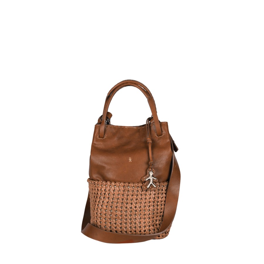 Hot HENRY BEGUELIN New Shopping Intreccio Crochet Cognac