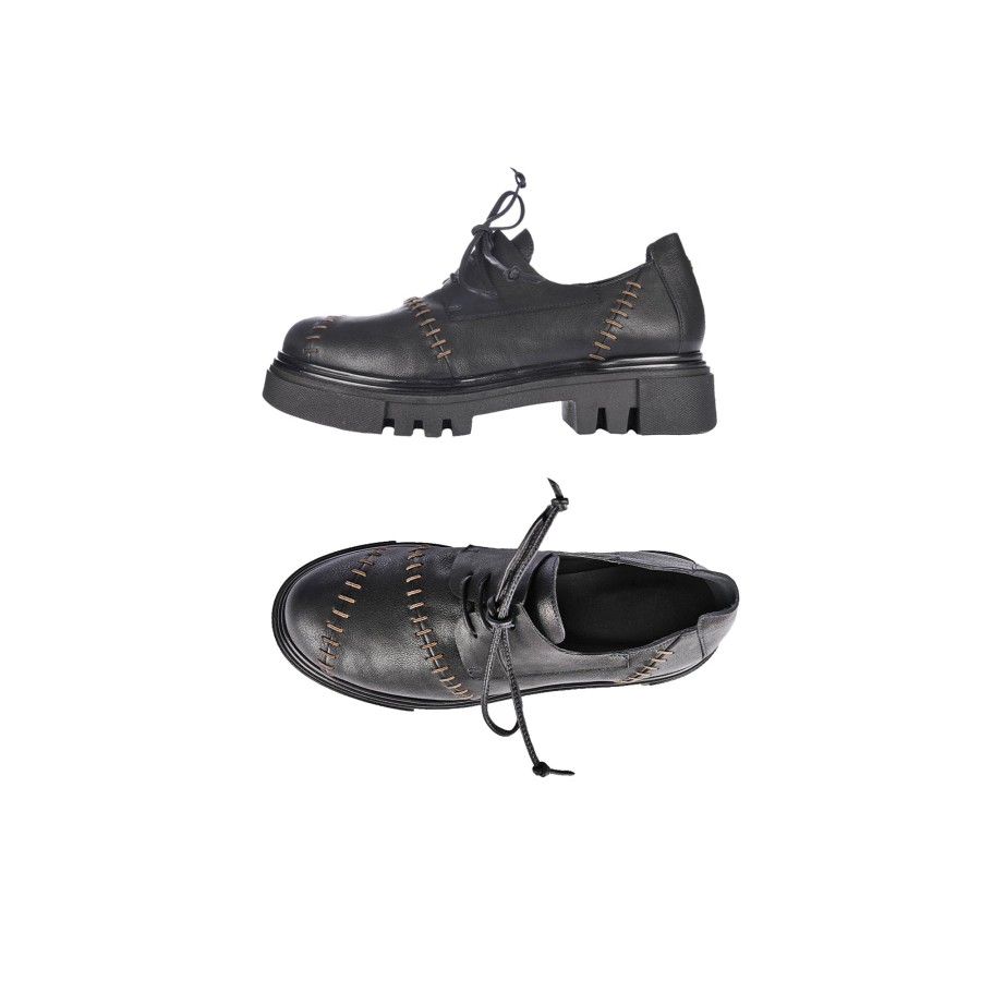 Hot HENRY BEGUELIN Lace-Up Shoe Messico Black