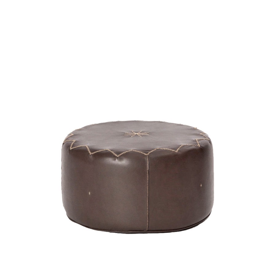 New HENRY BEGUELIN Pouf New Casablanca L Cervo Brown