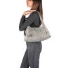 New HENRY BEGUELIN Boa Bauletto M Intreccio Madreperla Light Grey