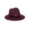 Clearance HENRY BEGUELIN Velvet Hat Wool Burgundy