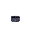 New HENRY BEGUELIN Bracelet Animal Printed Crocodile Deep Blue