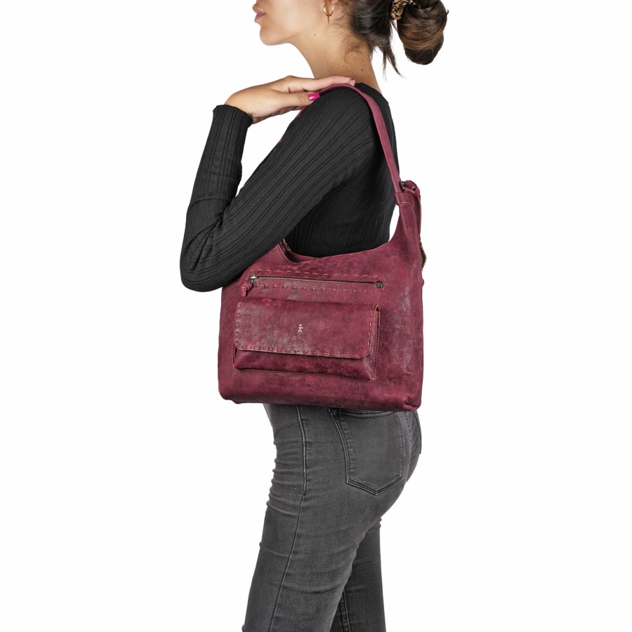 Wholesale HENRY BEGUELIN Canotta Pocket Zip S Grattato Burgundy