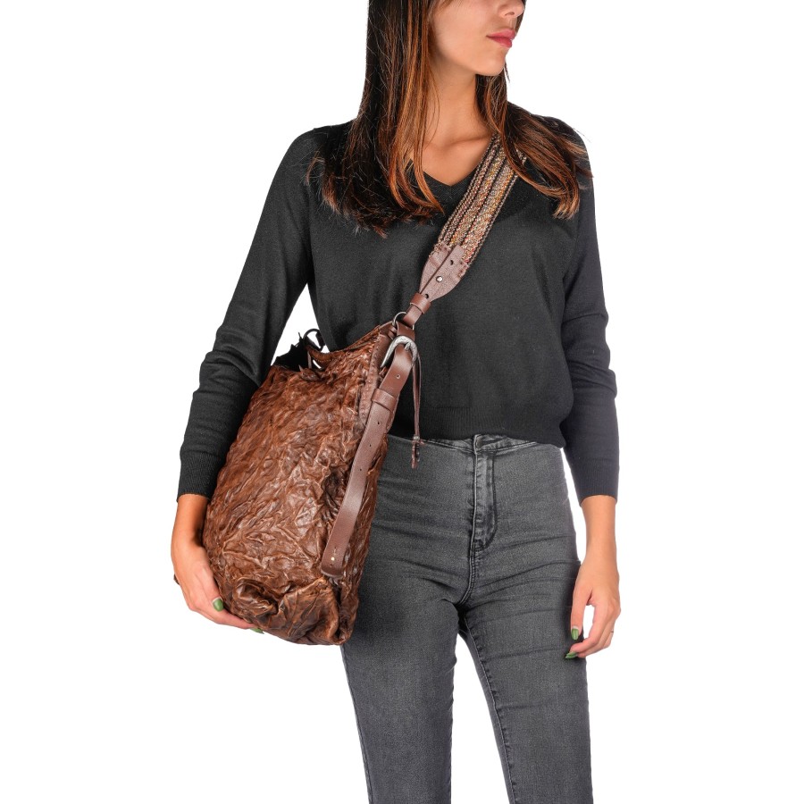 Online HENRY BEGUELIN Mariela L Stropicciato Brown