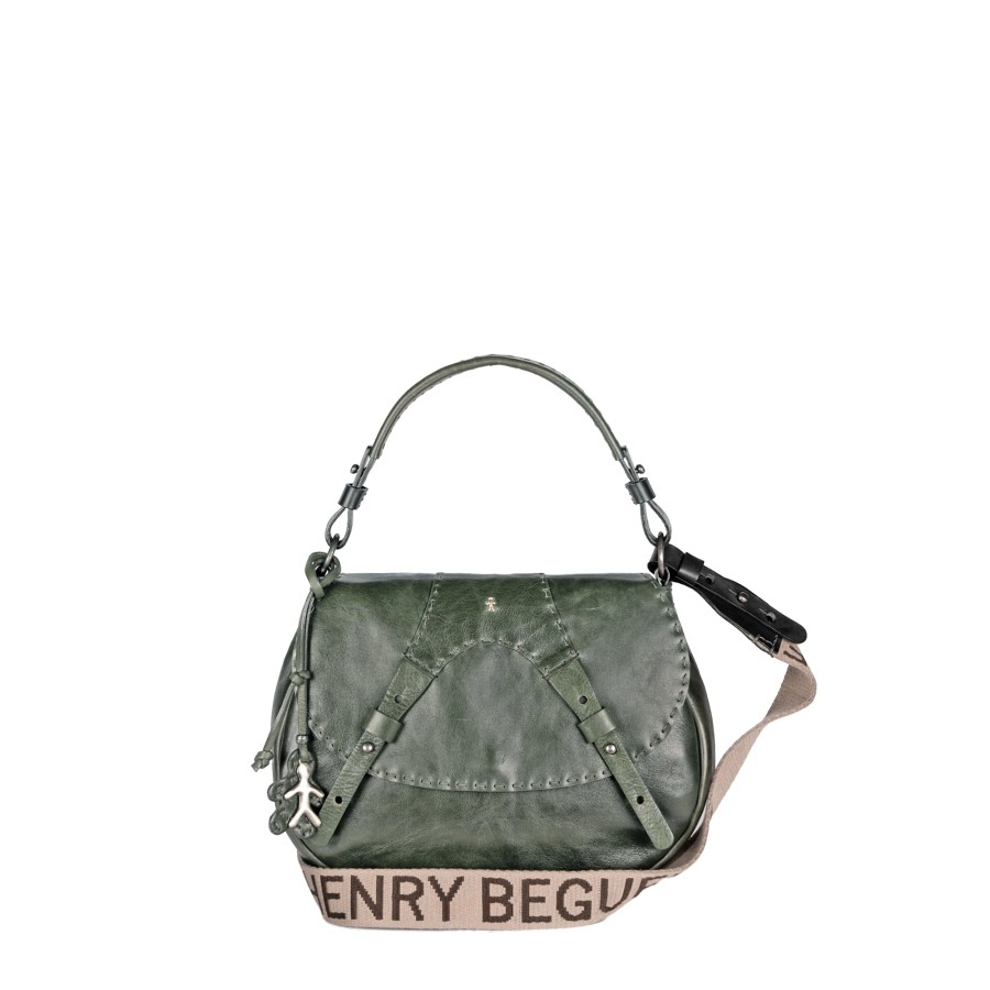 Online HENRY BEGUELIN New Sella Horse M Greca Vetrato Forest Green