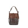 Clearance HENRY BEGUELIN Olimpia Backpack Mosaico M Vegetal Wash Cognac