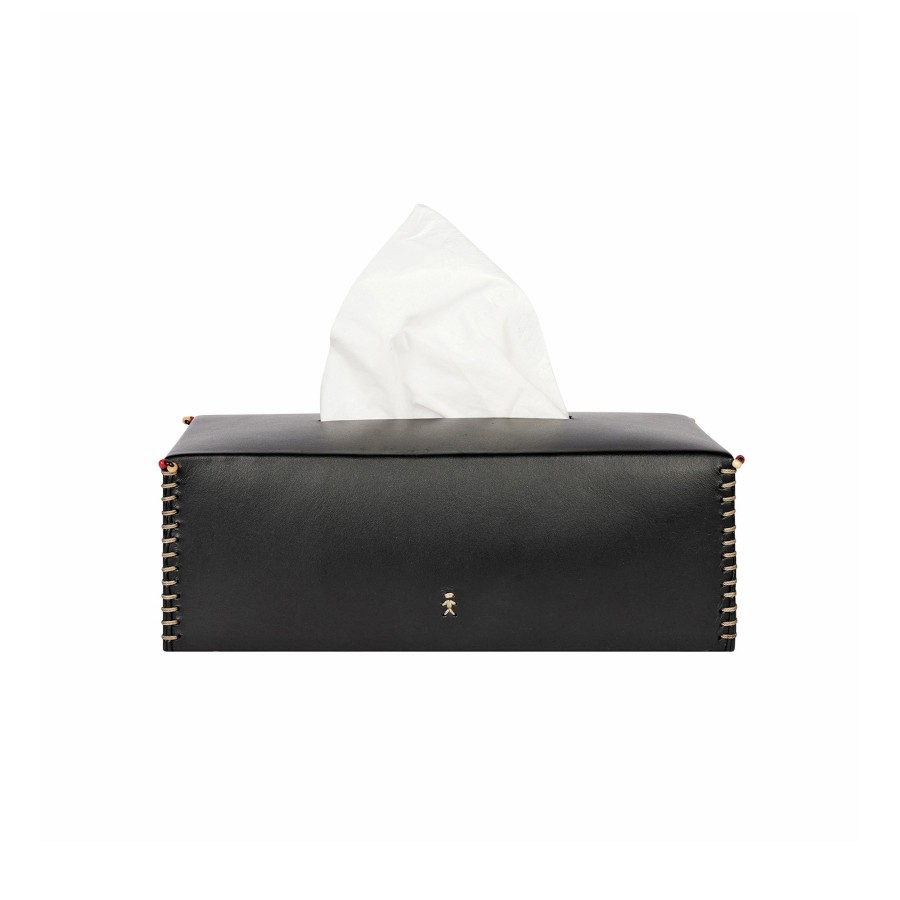 Best HENRY BEGUELIN Kleenex Box Cuoio Black